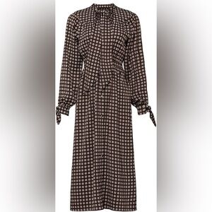 Sweet Baby Jane Black and White Geometric Dress